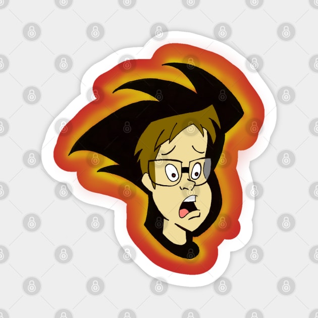 Freak Out!  Freakazoid Dexter Douglas Sticker by Blaze_Belushi